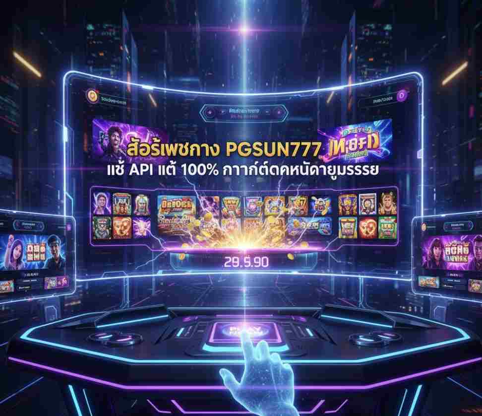 PGSUN777 สล็อต API ของแท้ 100%