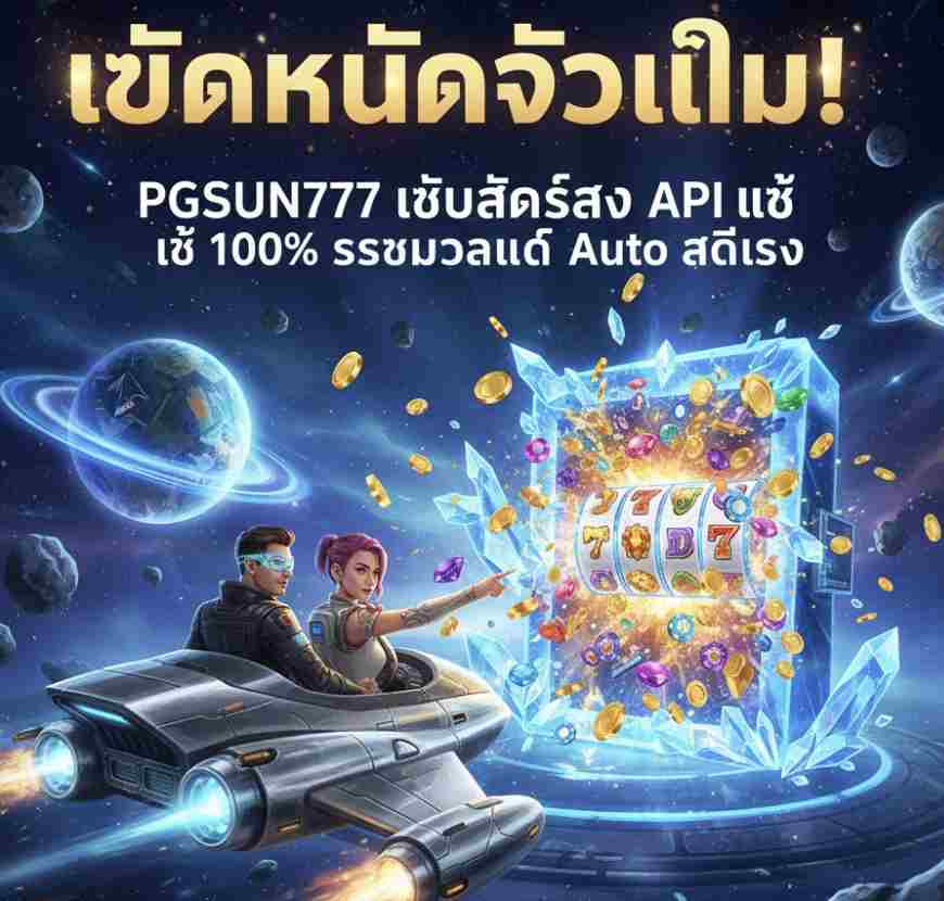 PGSUN777 เว็บสล็อตสด API